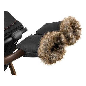 Lionelo - HANDMUFF Handwärmer für Kinderwagen, Schwarz
