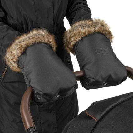 Lionelo - HANDMUFF Handwärmer für Kinderwagen, Schwarz