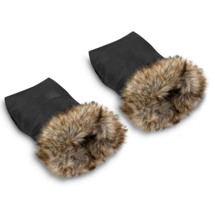 Lionelo - HANDMUFF Handwärmer für Kinderwagen, Schwarz