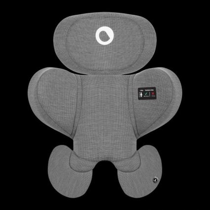 Lionelo - Kindersitz mit Basis, drehbar HARMONY i-Size 40-150 cm grau
