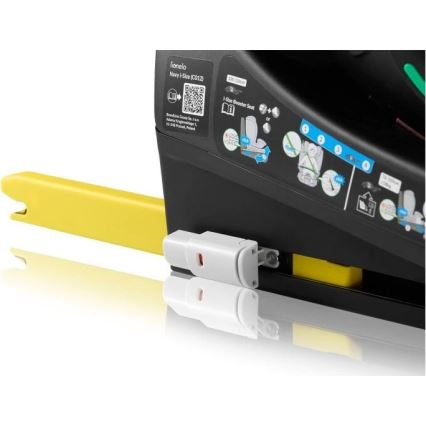 Lionelo - Kindersitz mit Basis, drehbar NAVY i-Size 40-150 cm schwarz/türkis