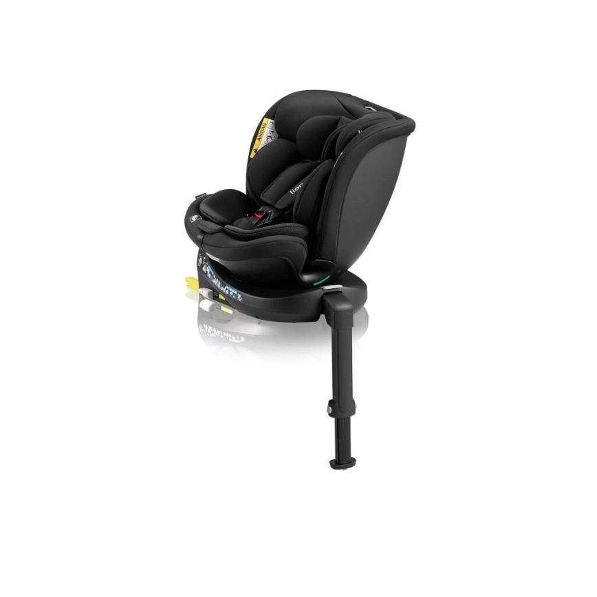 Lionelo - Kindersitz mit Basis, drehbar NAVY i-Size 40-150 cm schwarz