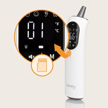Lionelo - Infrarot-Thermometer FEVERSCAN mit 2x AAA-Batterien