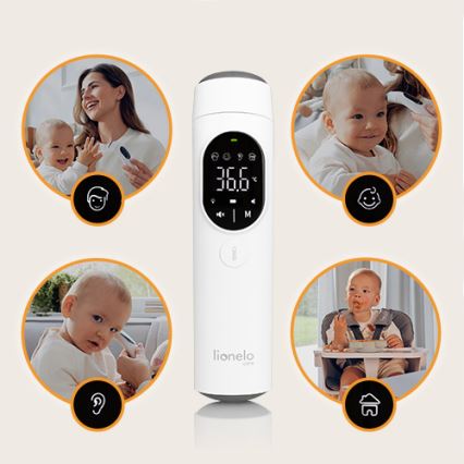 Lionelo - Infrarot-Thermometer FEVERSCAN mit 2x AAA-Batterien