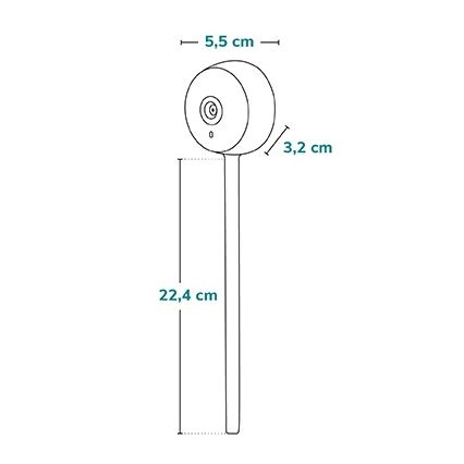 Lionelo - Intelligentes Babyphone BABYLINE SMART Wi-Fi Schwarz