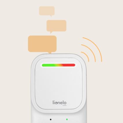 Lionelo - Kabelloses, wiederaufladbares Audio-Babyphone BABYLINE 2.2 5V