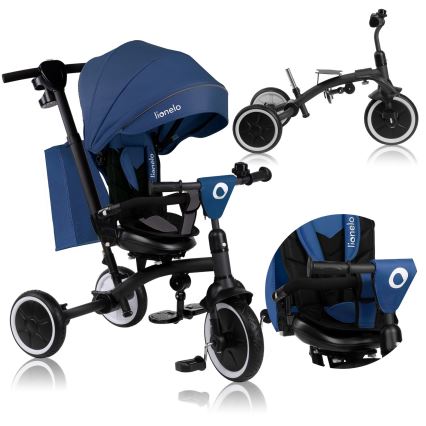 Lionelo - Kinder-Dreirad TRIS PLUS Blue Denim