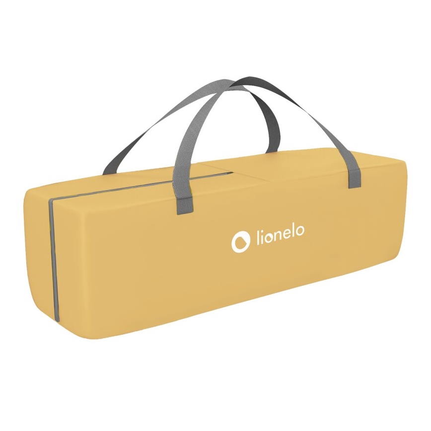 Lionelo - Kinder-Reisebett SVEN PLUS grau/gelb