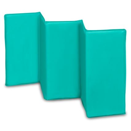 Lionelo - Kinder-Reisebett SVEN PLUS grau/türkisfarben