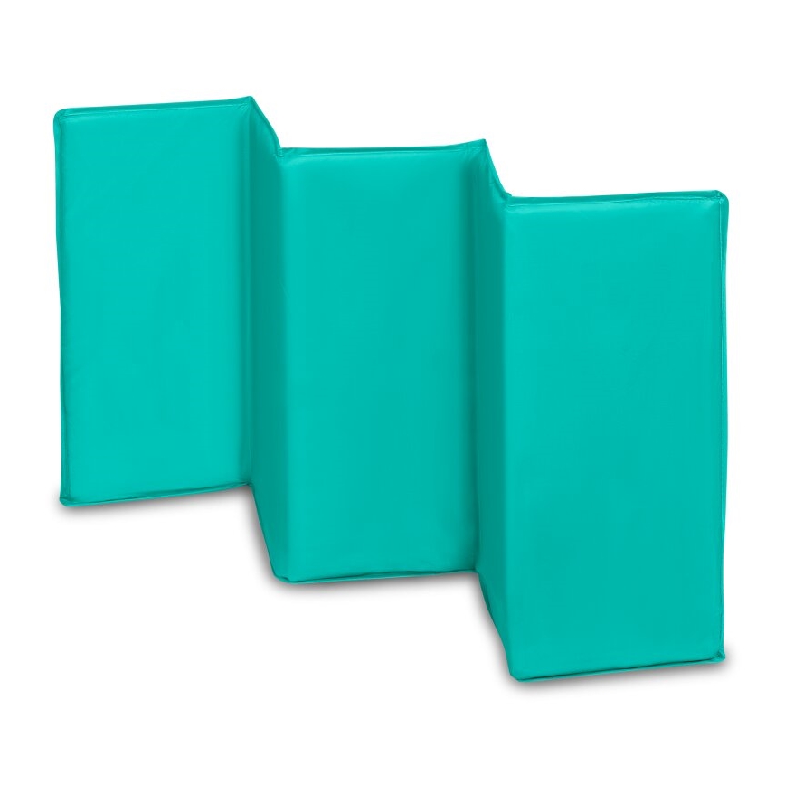 Lionelo - Kinder-Reisebett SVEN PLUS grau/türkisfarben