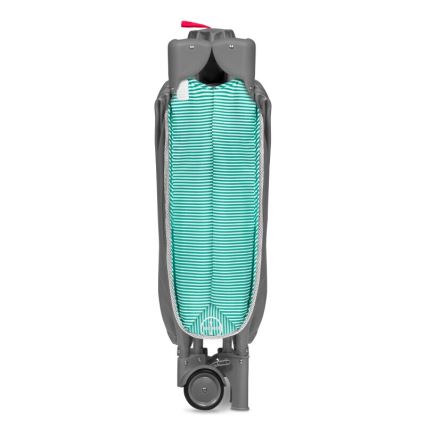 Lionelo - Kinder-Reisebett SVEN PLUS grau/türkisfarben