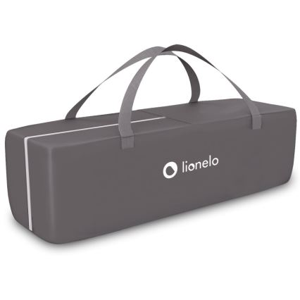 Lionelo - Kinder-Reisebett SVEN PLUS grau/türkisfarben