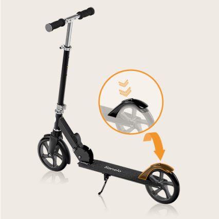 Lionelo - Kinder-Scooter LUCA schwarz