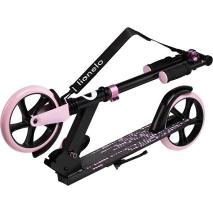 Lionelo - Kinder-Scooter LUCA schwarz/rosa