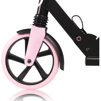 Lionelo - Kinder-Scooter LUCA schwarz/rosa