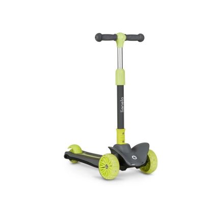 Lionelo - Kinder-Scooter TIMMY 3xAA grün/grau