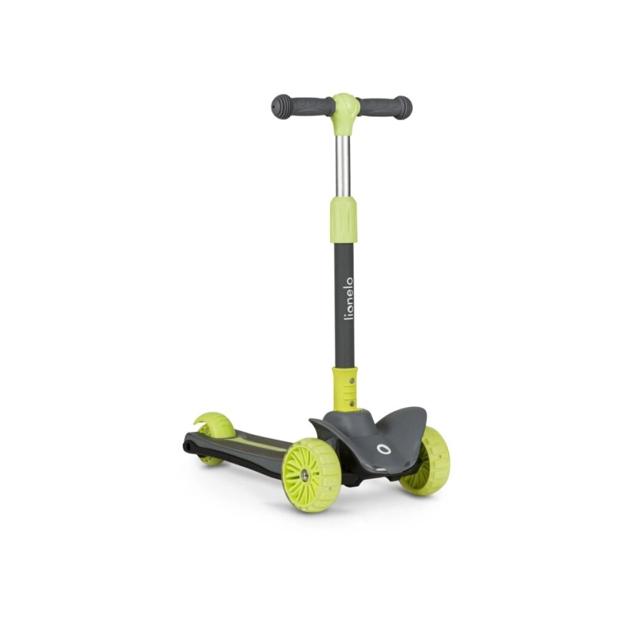 Lionelo - Kinder-Scooter TIMMY 3xAA grün/grau
