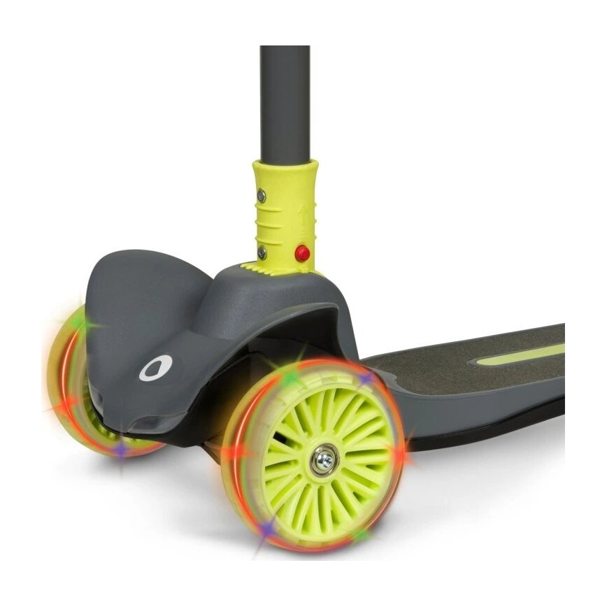 Lionelo - Kinder-Scooter TIMMY 3xAA grün/grau
