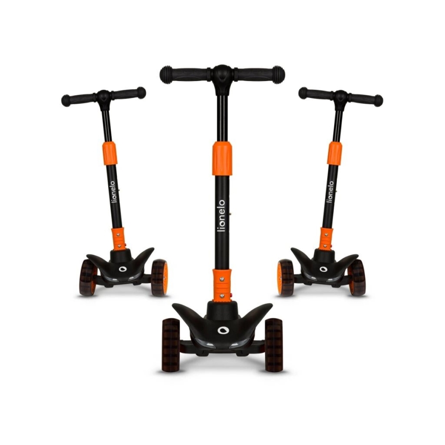 Lionelo - Kinder-Scooter TIMMY 3xAA orange/schwarz