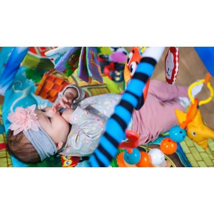 Lionelo - Kinder-Spieldecke mit Häuschen AGNES PLUS