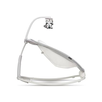 Lionelo - Kinder-Vibrationswippe mit Melodie PASCAL 2xAA grau