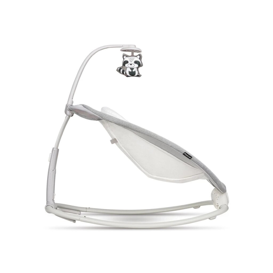 Lionelo - Kinder-Vibrationswippe mit Melodie PASCAL 2xAA grau