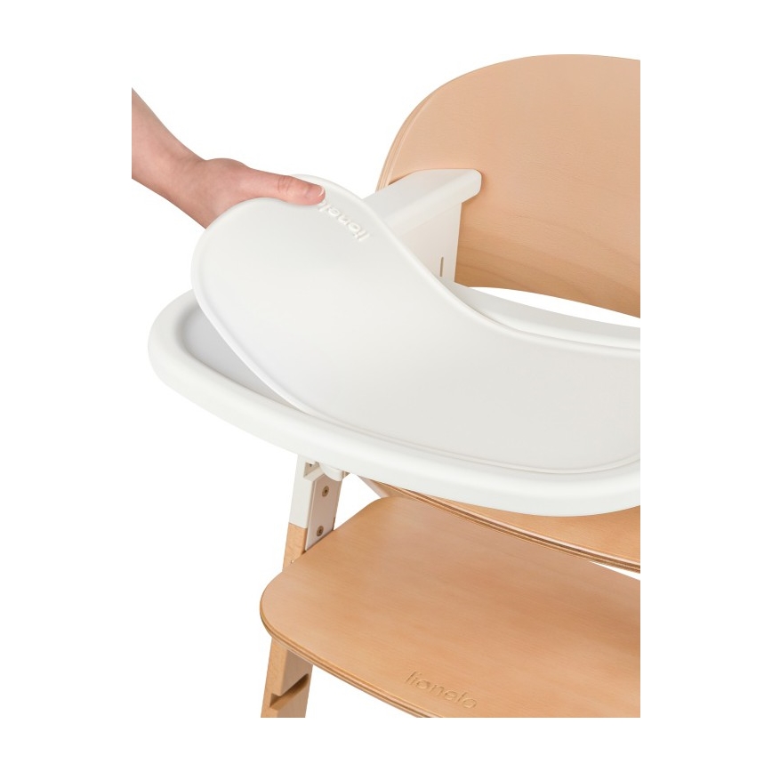 Lionelo - Kinderhochstuhl 3in1 MEGAN Weißes Holz