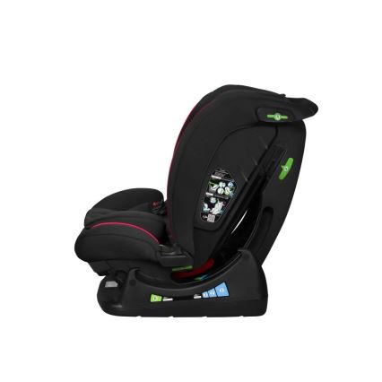 Lionelo - Kindersitz AART i-Size 40-150 cm schwarz/rot