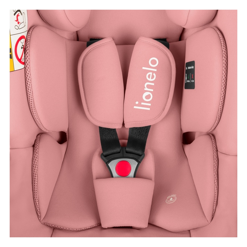 Lionelo - Kindersitz ASTRID i-Size 40-87 cm Korallenrosa
