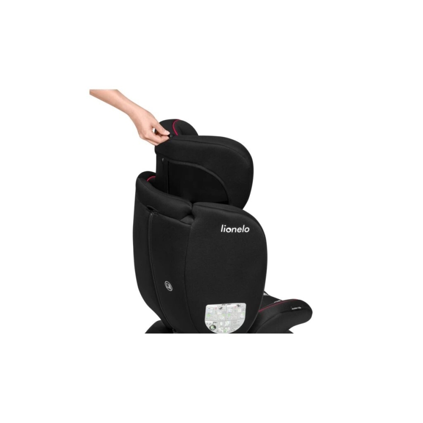 Lionelo - Kindersitz BASTIAAN i‑Size 40–150 cm schwarz/rot