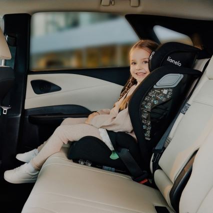 Lionelo - Kindersitz IGO i-Size 100-150 cm Carbon-Schwarz