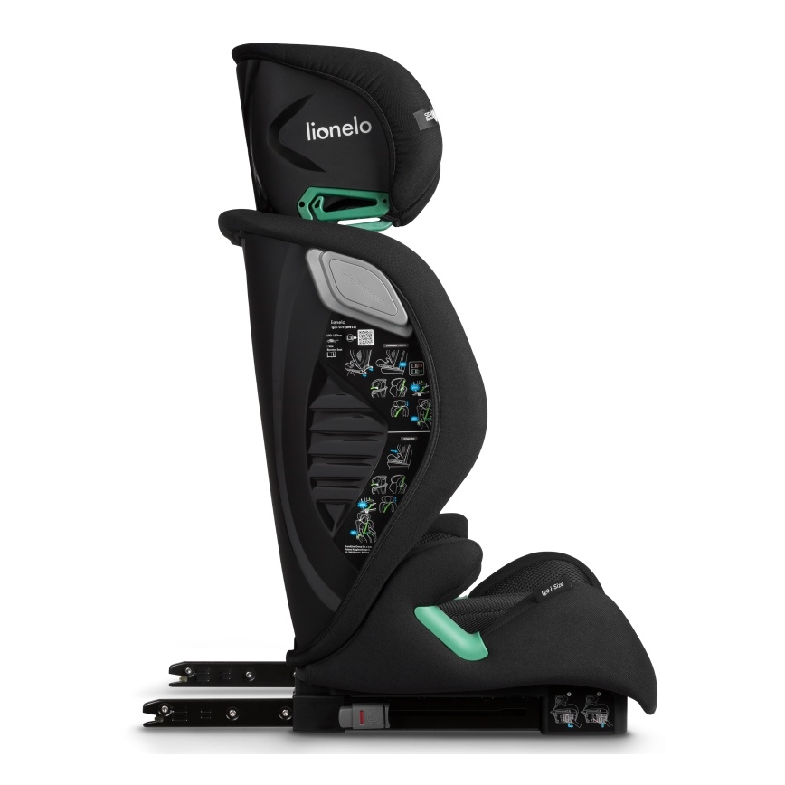Lionelo - Kindersitz IGO i-Size 100-150 cm Carbon-Schwarz