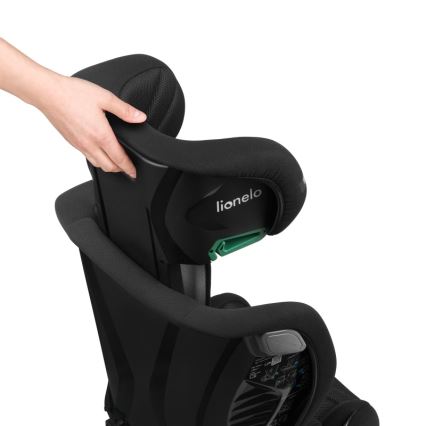Lionelo - Kindersitz IGO i-Size 100-150 cm Schwarz-Carbon