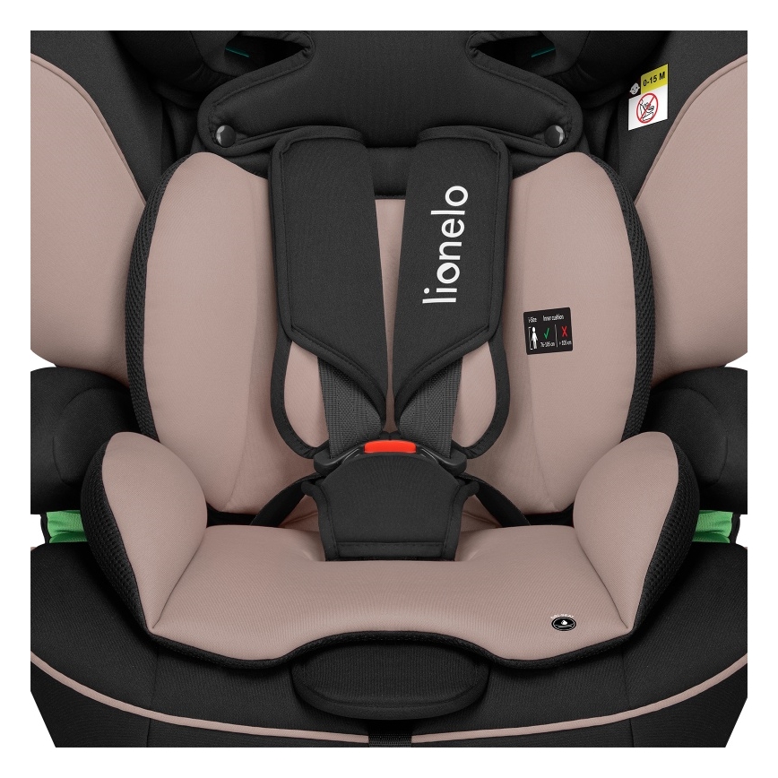 Lionelo - Kindersitz LEVI i-Size 76-150 cm Beige Latte