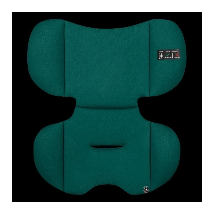 Lionelo - Kindersitz LEVI ONE i-Size 76-150 cm schwarz/grün