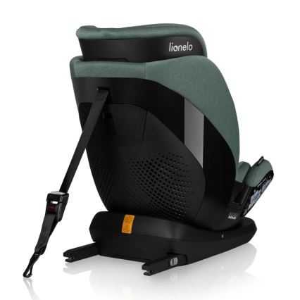 Lionelo - Autokindersitz mit drehbarer Basis LAVENDER i-Size 76-150 cm Pistaziengrün