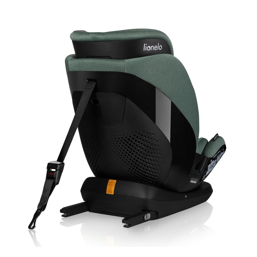 Lionelo - Autokindersitz mit drehbarer Basis LAVENDER i-Size 76-150 cm Pistaziengrün