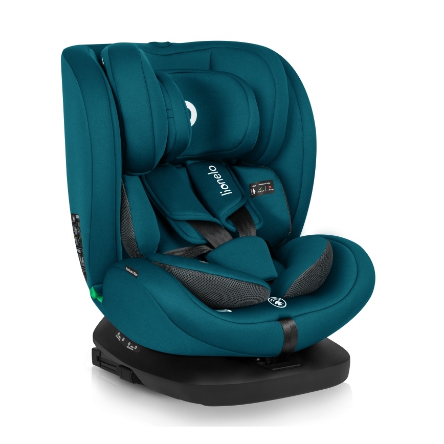Lionelo - Kindersitz mit drehbarer Basis BASTIAAN i-Size 40-150 cm Indigoblau