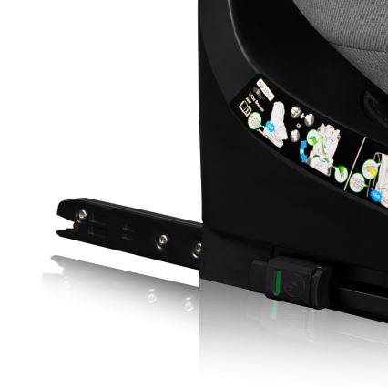 Lionelo - Kindersitz mit drehbarer Basis BRAVE i-Size 40-150 cm Grey Stone