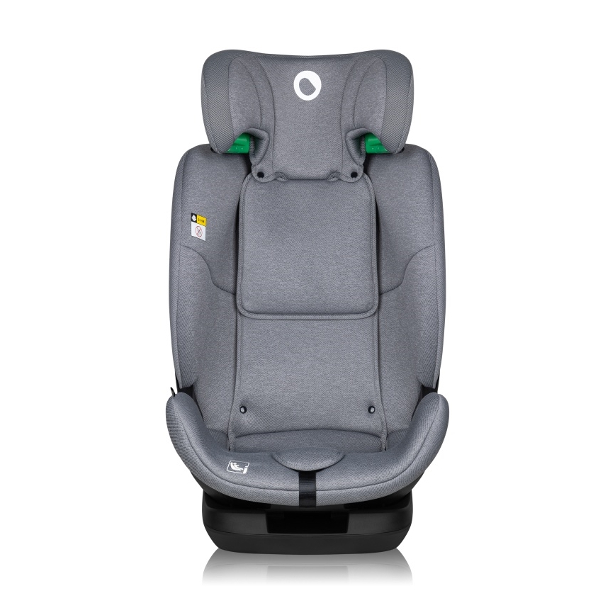 Lionelo - Kindersitz mit drehbarer Basis LAVENDER i-Size 76-150 cm Steingrau