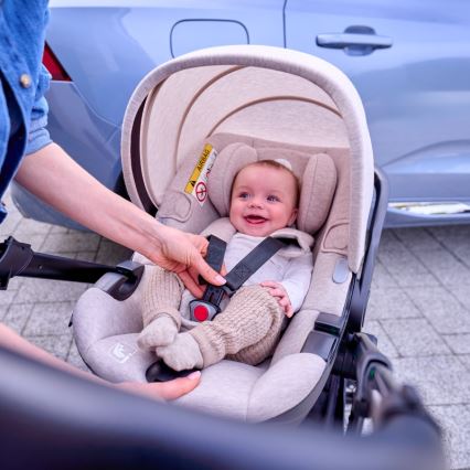 Lionelo - Kindersitz MOXIE i-Size 40-87 cm Sandbeige