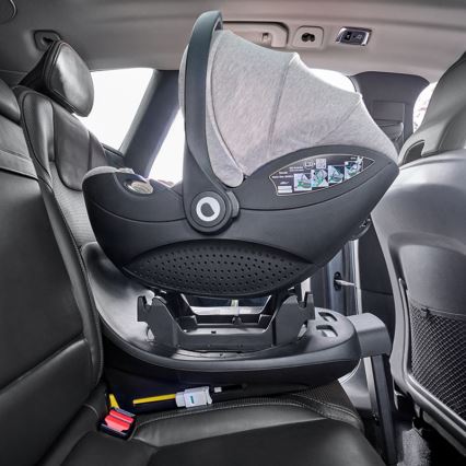 Lionelo - Kindersitz MOXIE SET i-Size mit drehbarer Basis 40-87 cm Sandbeige