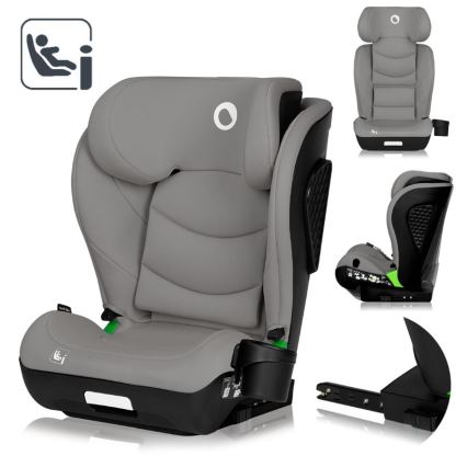 Lionelo - Kindersitz NEAL i-Size 100-150 cm Betongrau