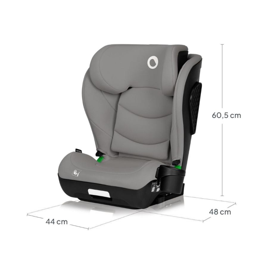 Lionelo - Kindersitz NEAL i-Size 100-150 cm Betongrau