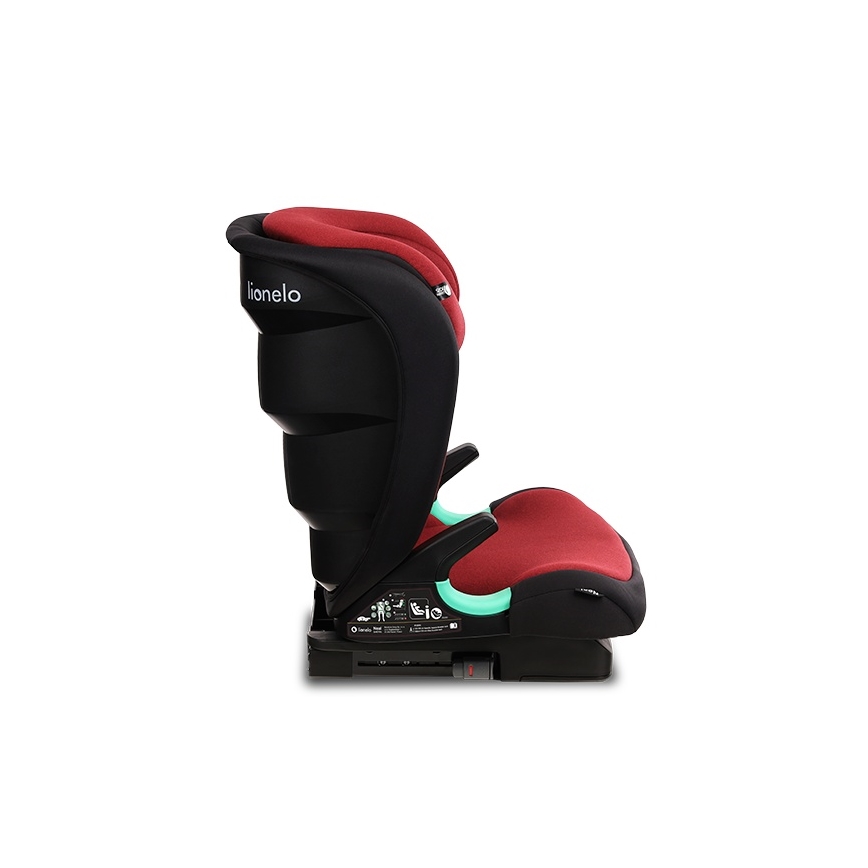 Lionelo - Kindersitz NEAL i-Size 100-150 cm Burgunderrot
