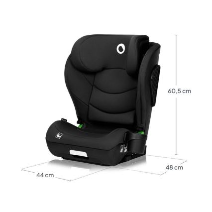 Lionelo - Kindersitz NEAL i-Size 100-150 cm Schwarz Carbon