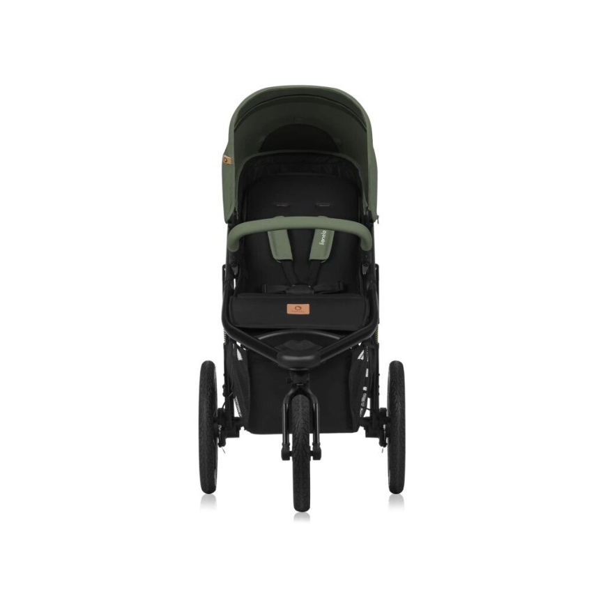 Lionelo - Kinderwagen AZURA schwarz/grün