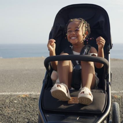 Lionelo - Kinderwagen AZURA schwarz