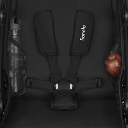 Lionelo - Kinderwagen AZURA schwarz