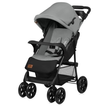 Lionelo - Kinderwagen EMMA PLUS grau/schwarz